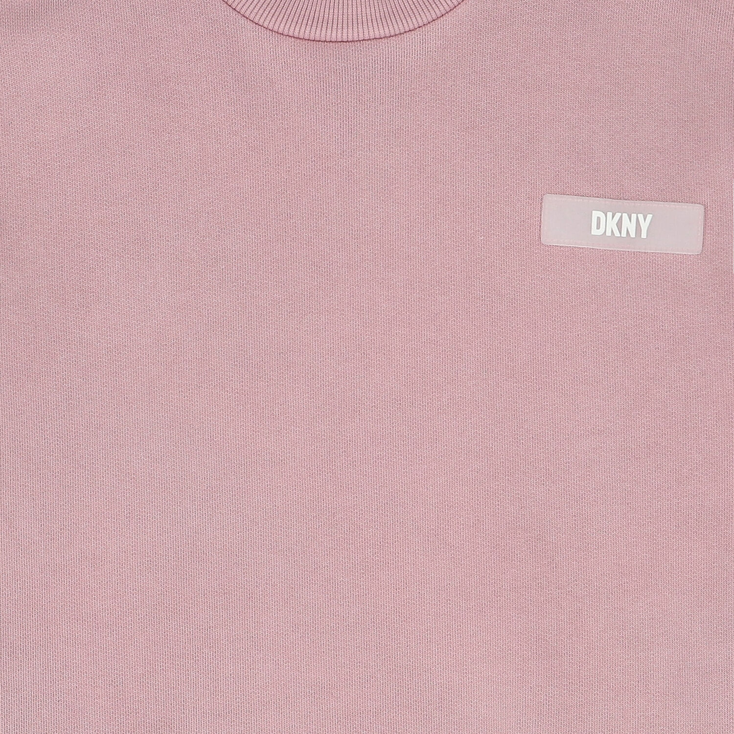 Girls Pink Logo Sweatshirt Dress, 1, hi-res