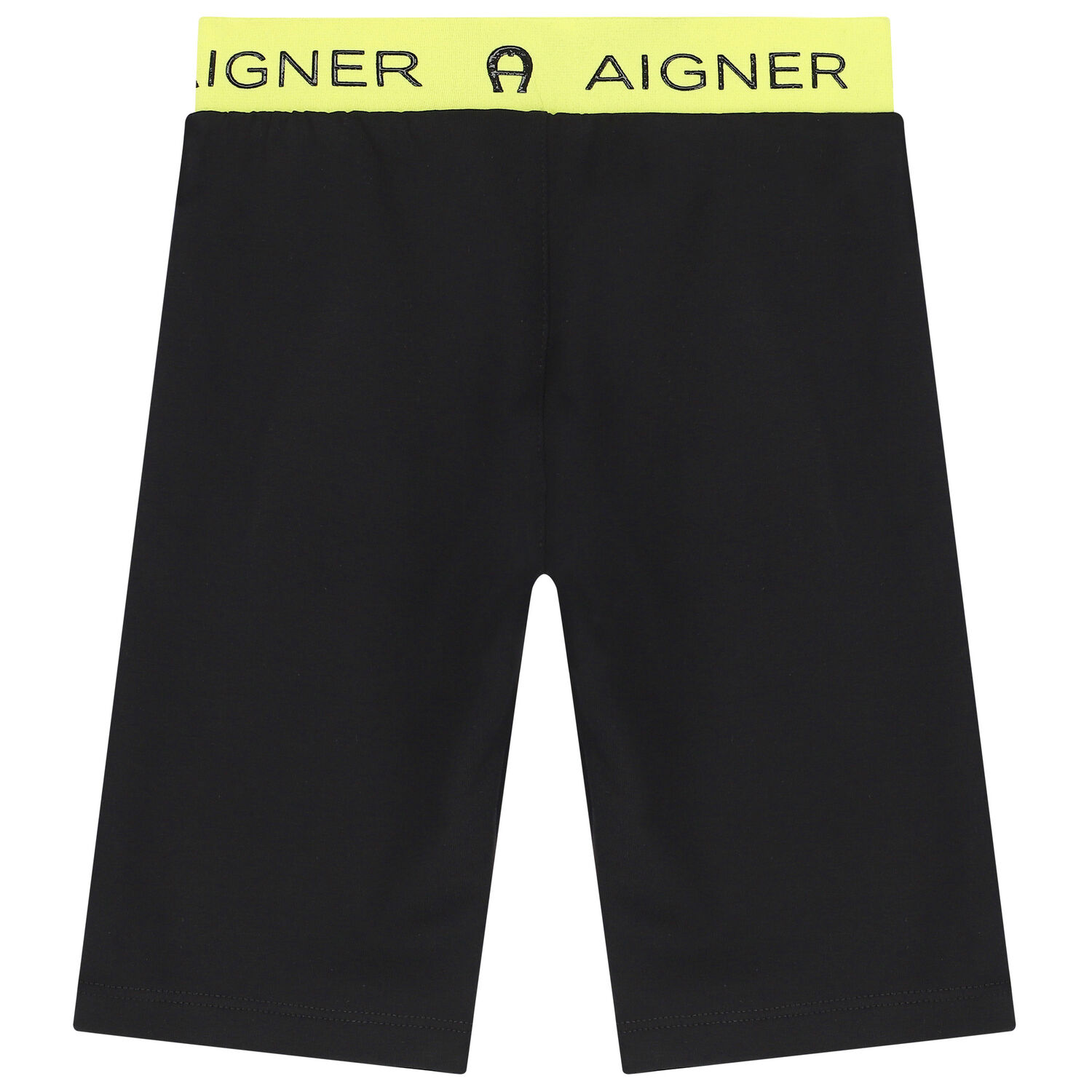 Younger Boys Black Logo Shorts, 1, hi-res