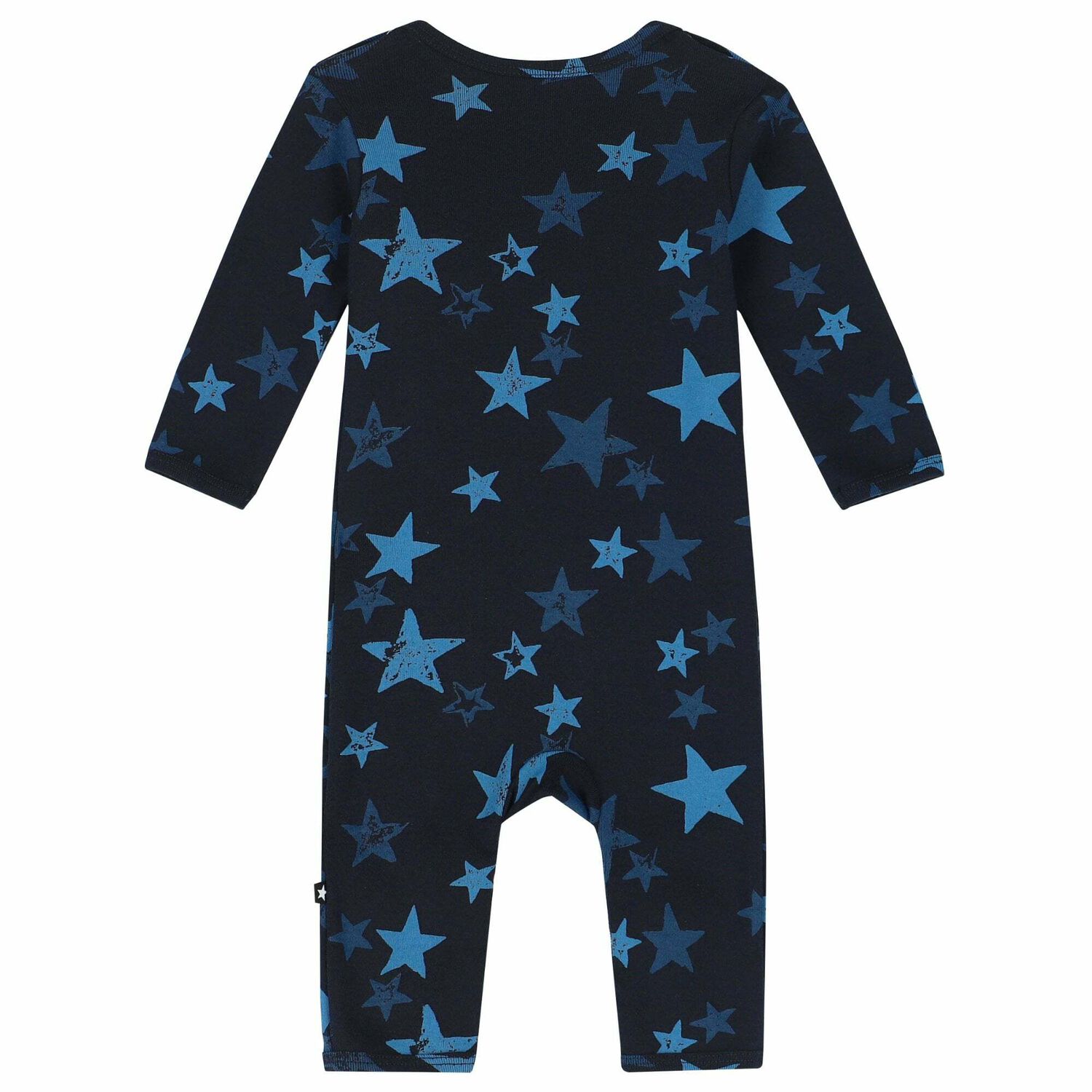Baby Boys Navy Stars Bodysuit, 1, hi-res