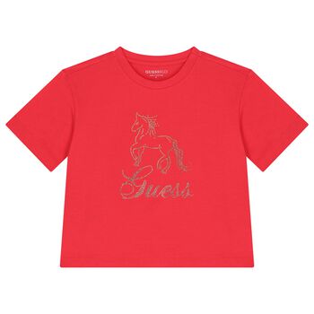 Girls Red Logo T-Shirt