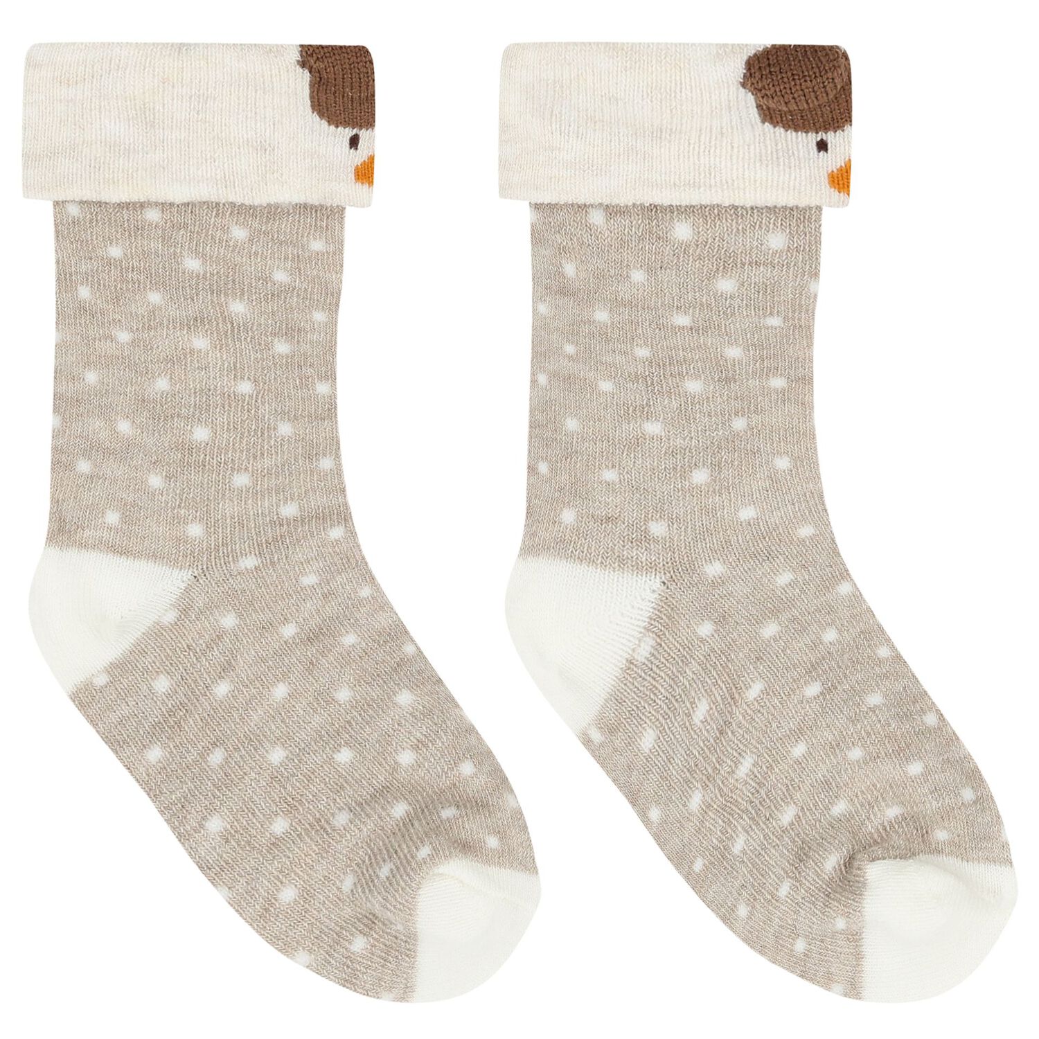 Baby Girls Green & Ivory Socks ( 4-Pack ), 1, hi-res