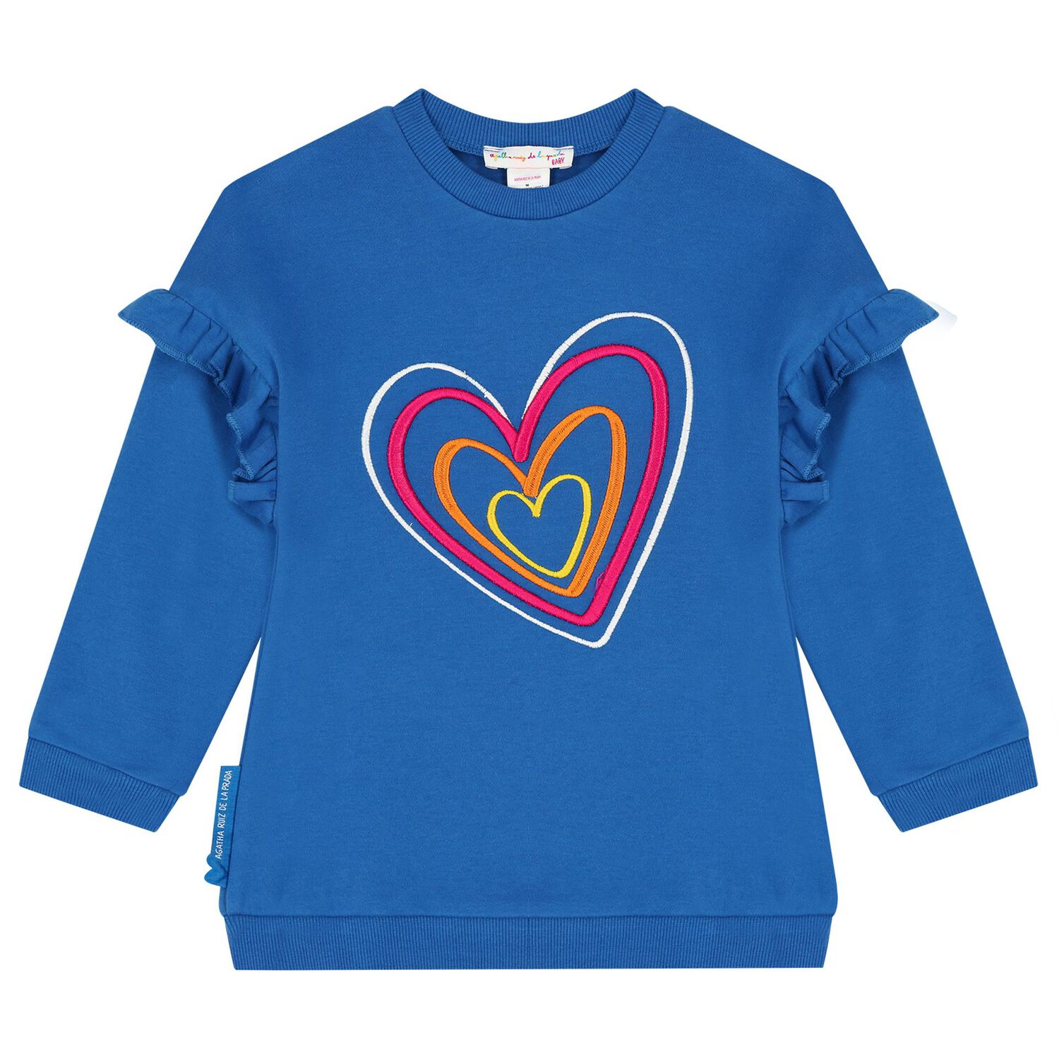 Girls Blue & White Legging Set, 1, hi-res image number null