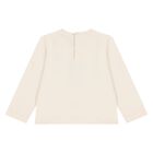 Younger Girls Ivory & Pink Cat 3 Piece Tracksuit, 2, hi-res