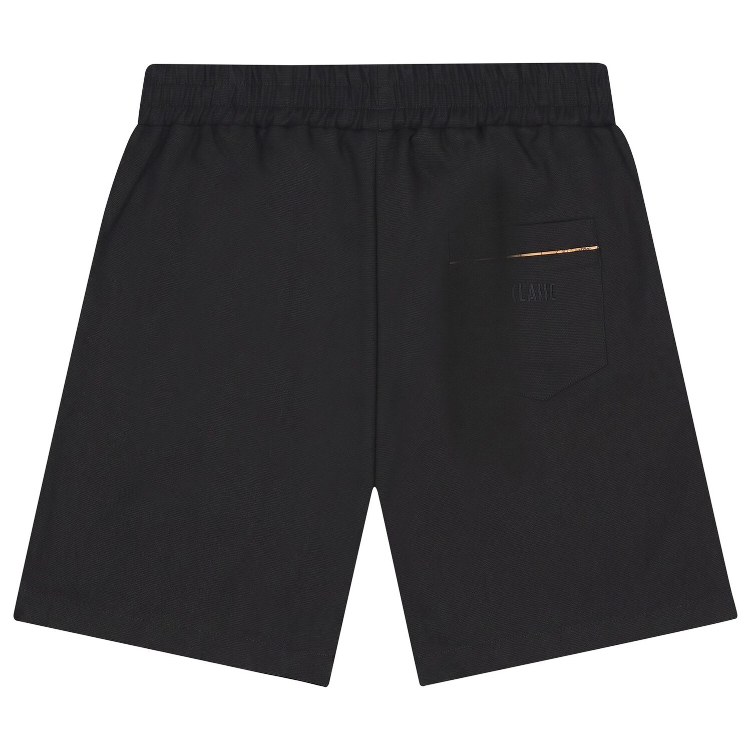 Boys Black Logo Shorts, 1, hi-res