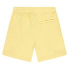 Younger Boys Yellow Logo Shorts, 1, hi-res