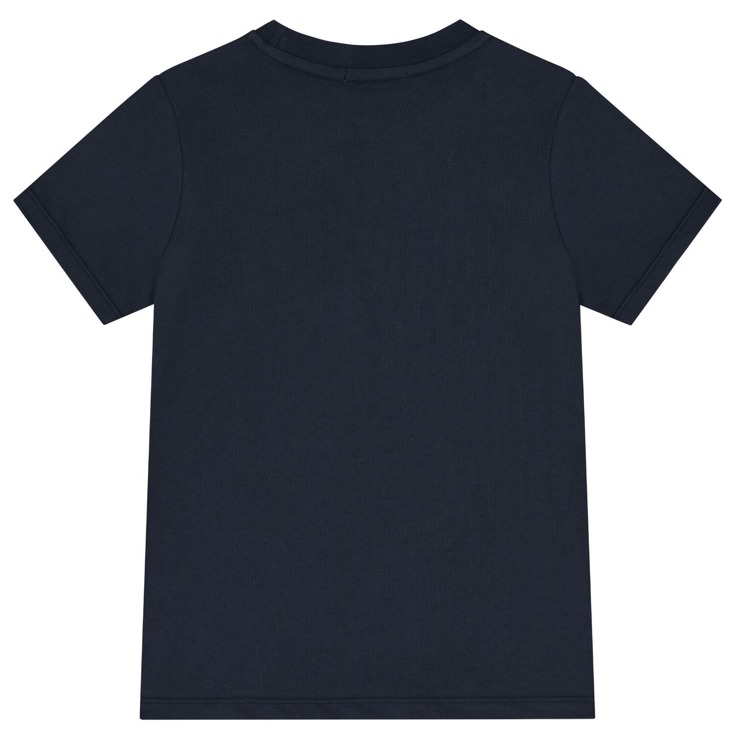 Boys Navy Blue & Gold Logo T-Shirt, 2, hi-res image number null
