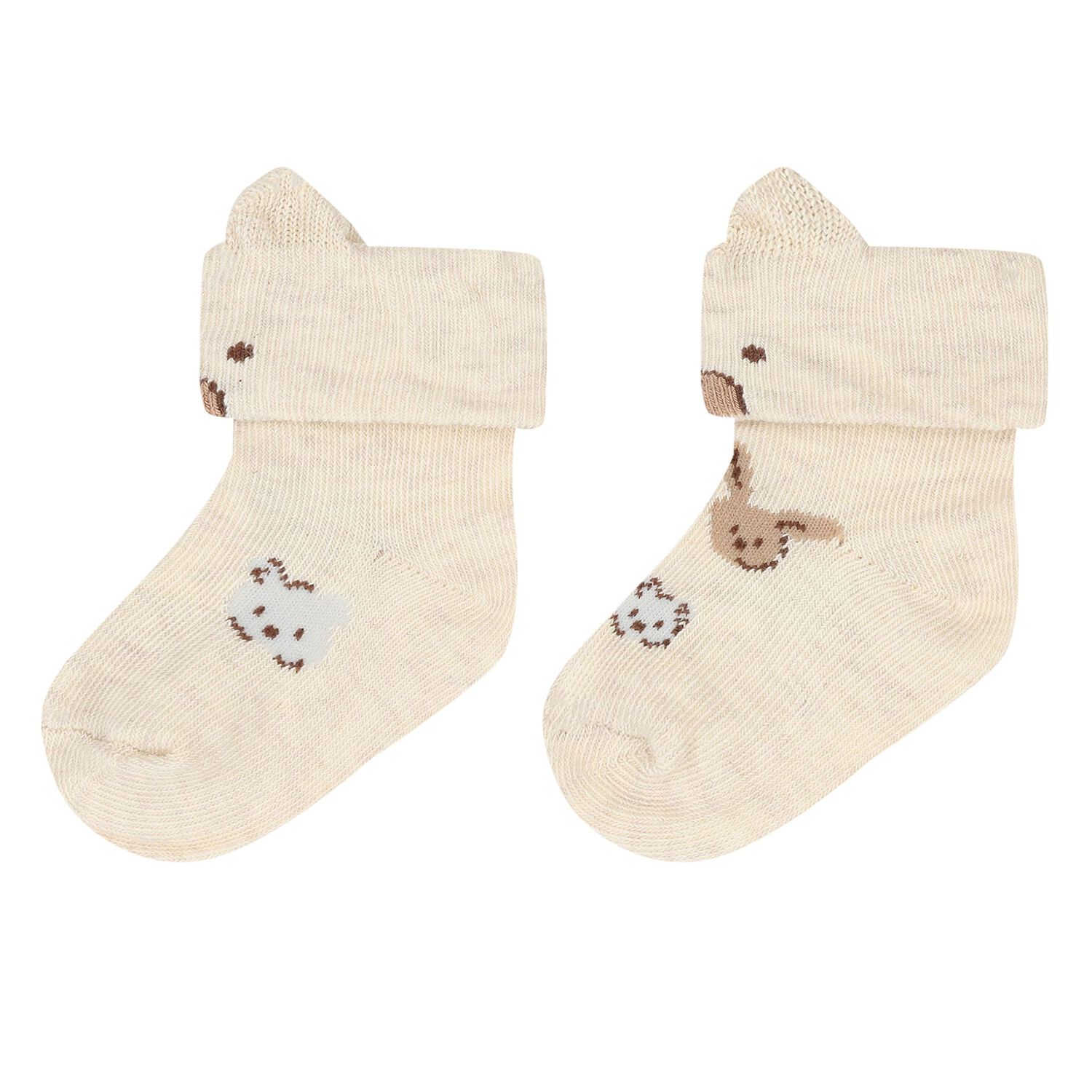 Ivory & Beige Baby Romper Gift Set, 3, hi-res