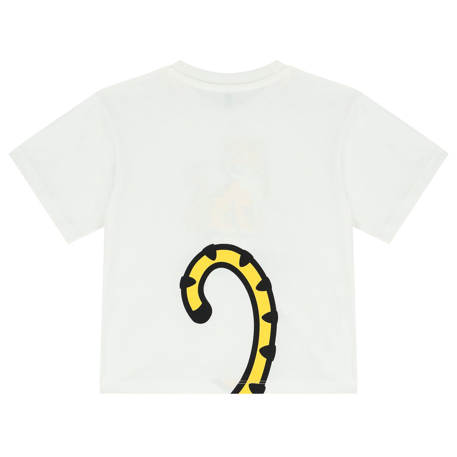 Girls Ivory Tiger Logo T-Shirt, 1, hi-res