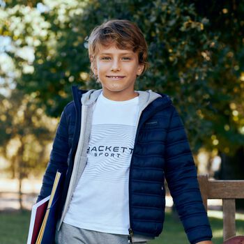 Boys White Logo T-Shirt