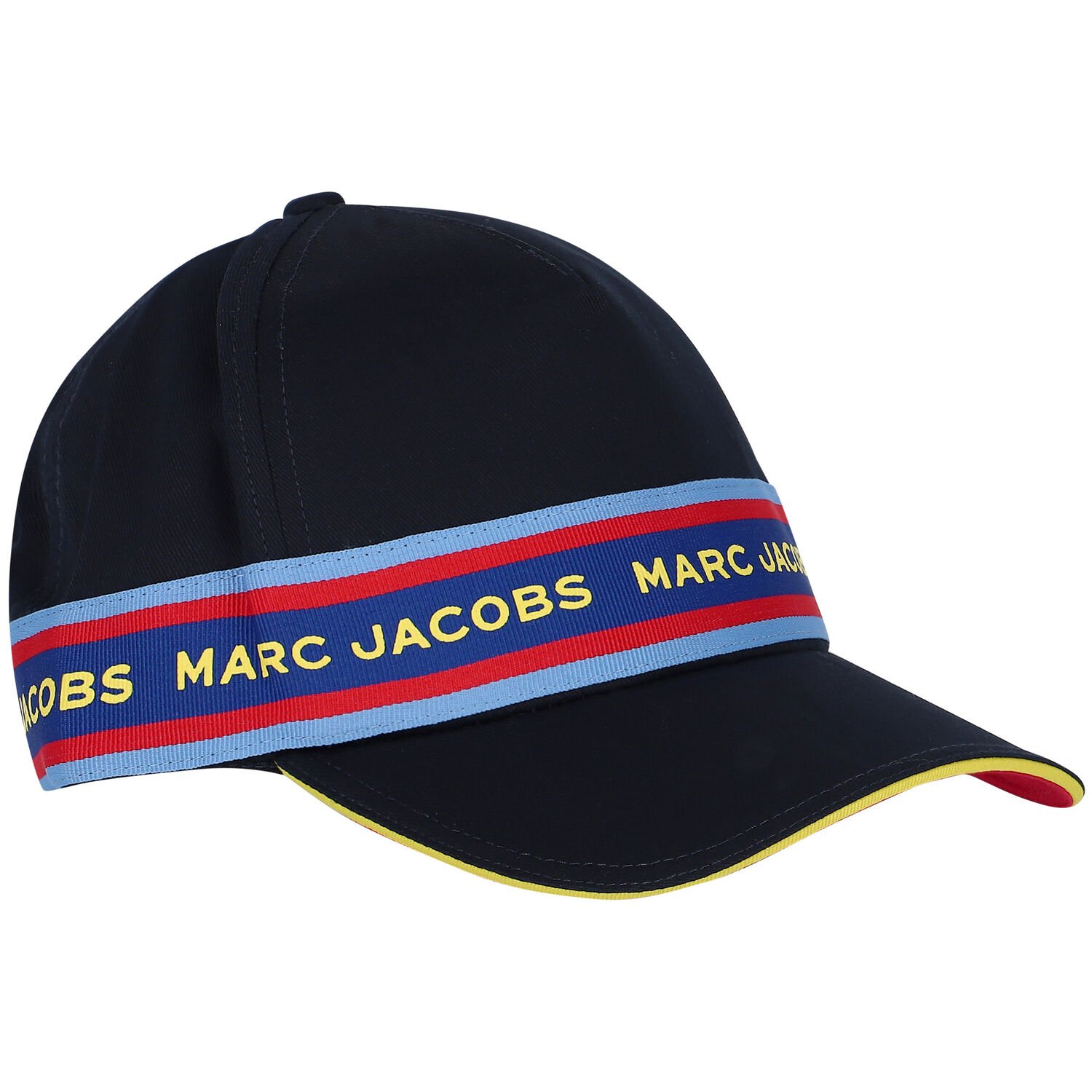 Boys Navy Blue Logo Cap, 1, hi-res