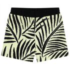 Boys Mini Me Black & Yellow Logo Swim Shorts, 2, hi-res