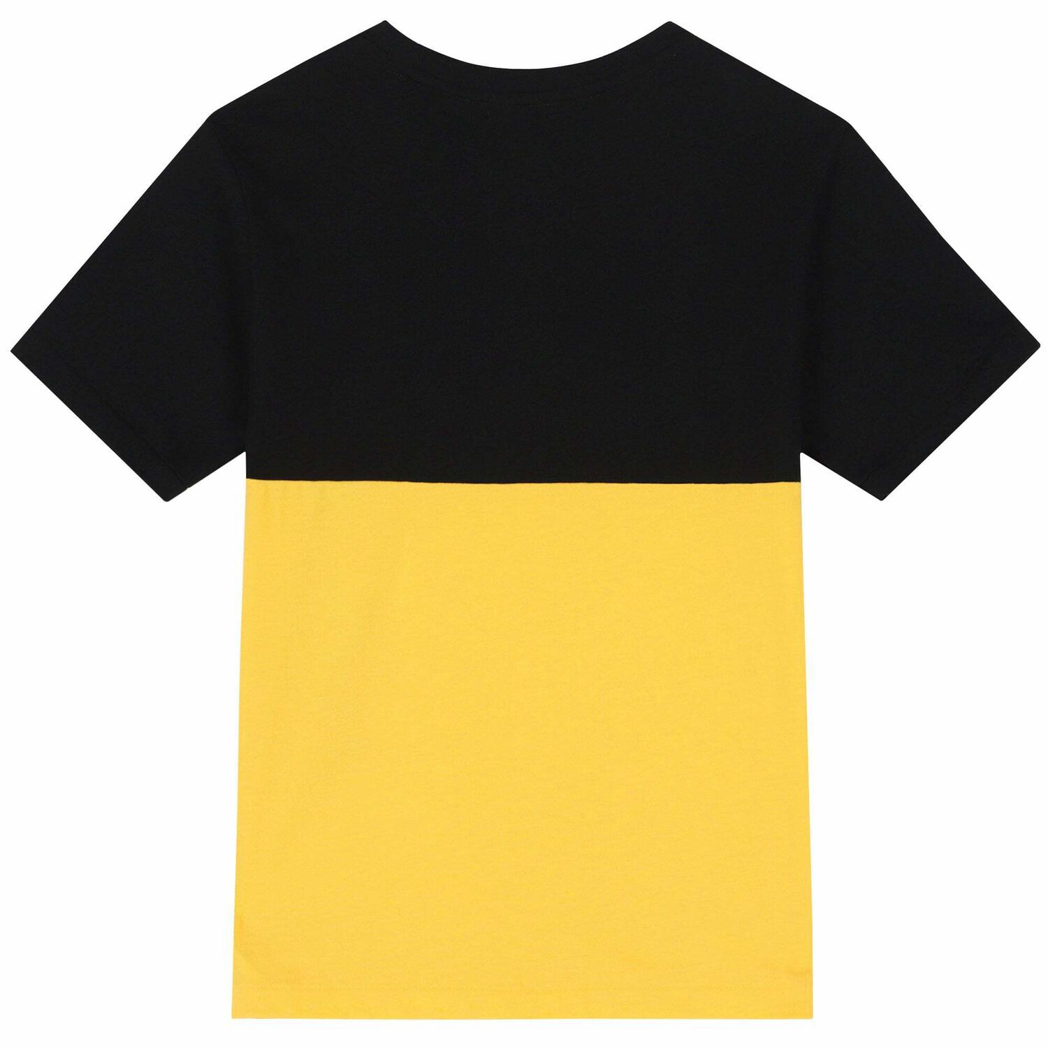 Boys Yellow & Black Logo T-Shirt, 3, hi-res