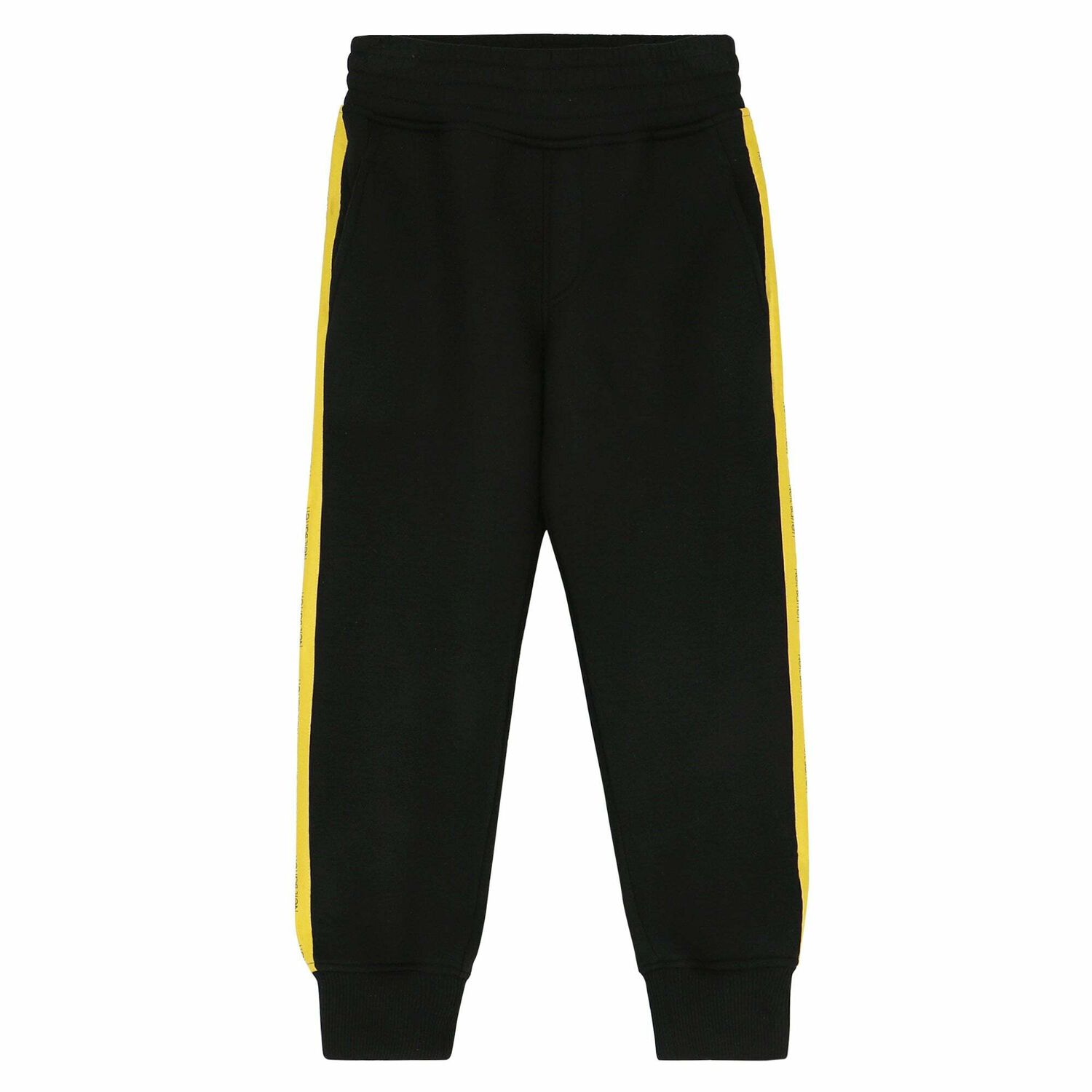 Boys Black Logo Joggers, 1, hi-res