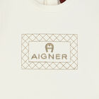 Ivory & Gold Logo Babygrow, 1, hi-res