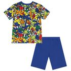 Boys Multi-Coloured Shorts Set, 1, hi-res
