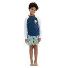 Boys Blue Sicilian Lemon Swim Short, 1, hi-res
