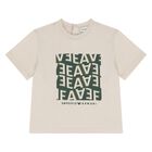Younger Boys Beige T-Shirts ( 2 Pack ), 2, hi-res