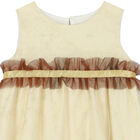 Girls Ivory Geo Map Dress, 1, hi-res