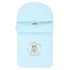 Blue & Gold Teddy Baby Nest, 2, hi-res