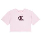 Girls Pink Logo T-Shirt, 2, hi-res