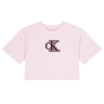 Girls Pink Logo T-Shirt