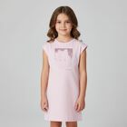 Girls Pink Ikonik Dress, 1, hi-res