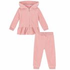 Baby Girls Pink Logo Tracksuit, 1, hi-res