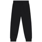 Boys Black EKD Logo Joggers, 1, hi-res