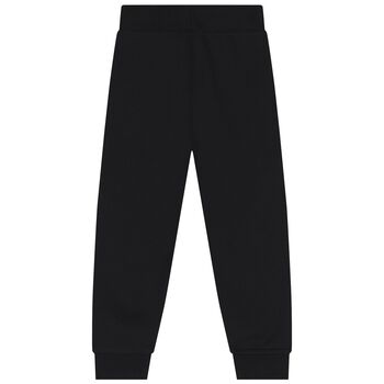 Boys Black EKD Logo Joggers