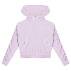 Girls Purple Logo Zip Up Top, 1, hi-res