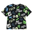 Younger Boys Black & Blue Logo Shorts Set, 1, hi-res