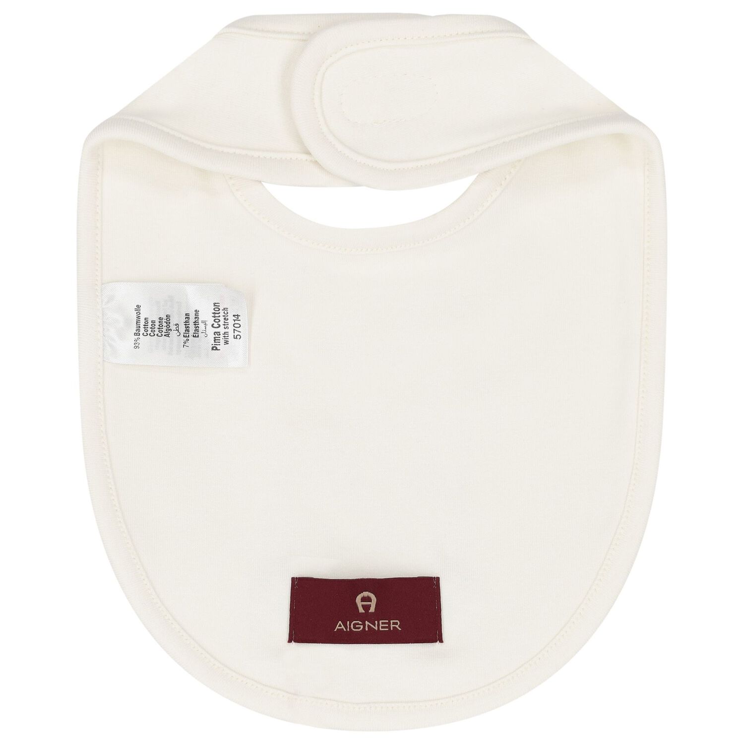 Ivory & Gold Logo Baygrow, Hat & Bib Gift Set, 1, hi-res