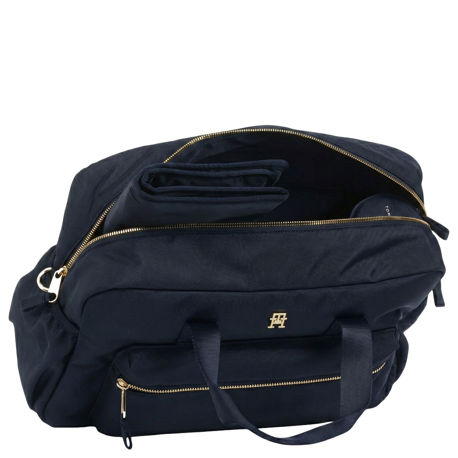 Navy Blue Logo Baby Changing Bag, 3, hi-res