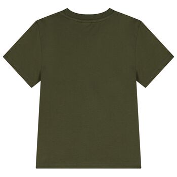 Boys Green Logo T-Shirt