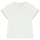 Baby Boys Striped Dungaree & T-Shirt Set, 2, hi-res