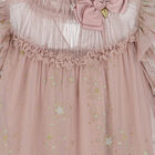 Girls Pink Star Tulle Dress, 1, hi-res