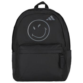 Black Smiley Logo Backpack