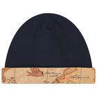 Baby Boys Navy Blue & Beige Geo Map Babygrow Gift Set, 4, hi-res