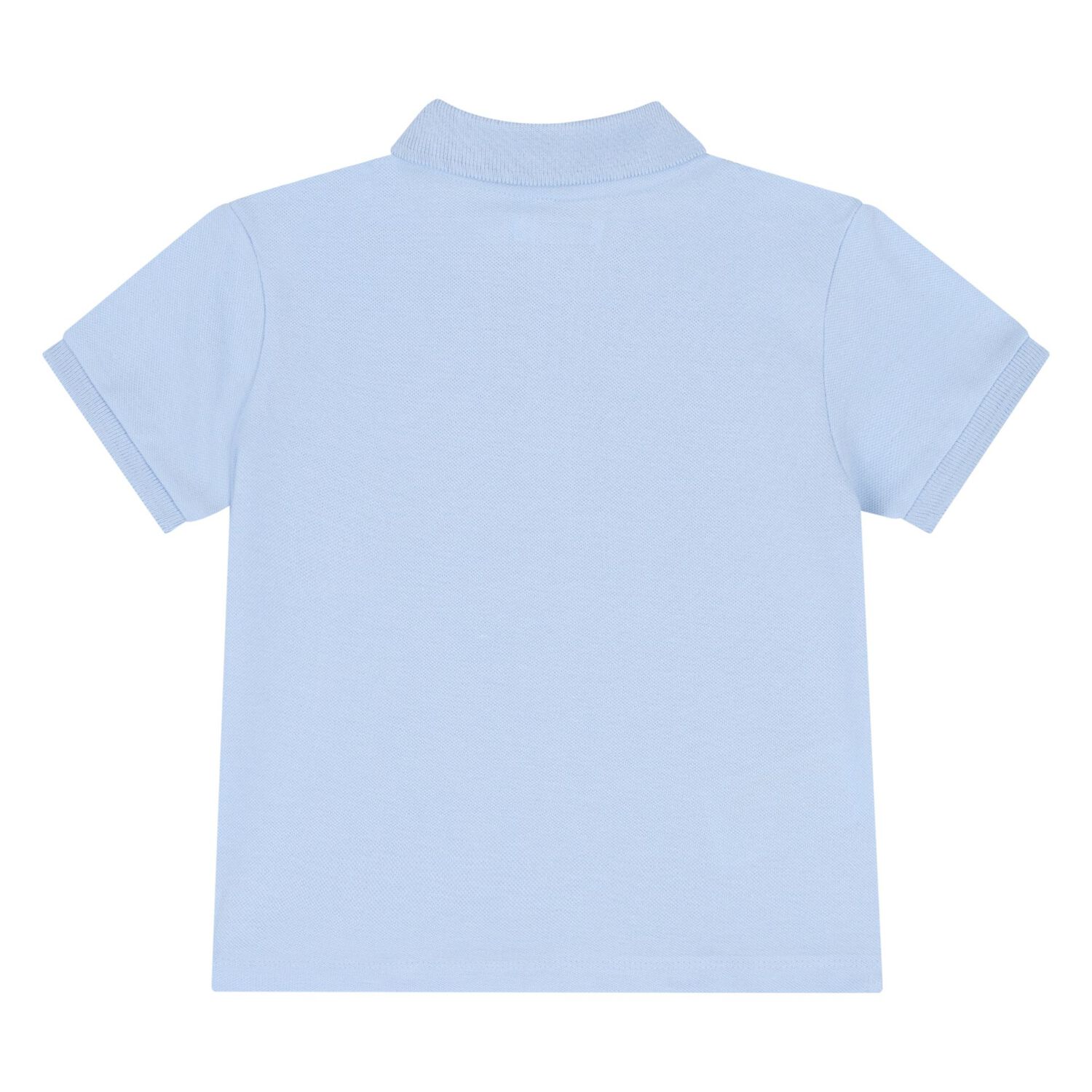 Younger Boys Blue Logo Polo Shirt, 3, hi-res image number null