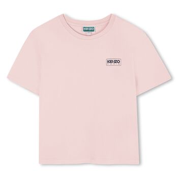 Girls Pink Logo T-Shirt