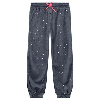 Girls Grey Dot Trousers