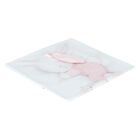 Baby Girls White & Pink Bunny Blanket, 1, hi-res