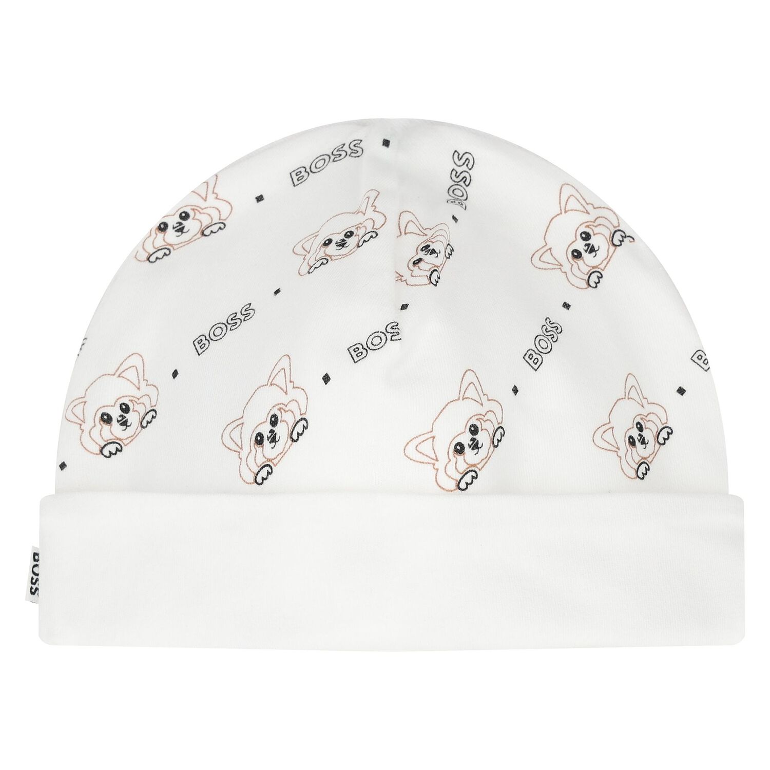 White Red Panda Logo Baby Bodysuit Gift Set, 1, hi-res