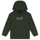 Boys Green Logo Tracksuit, 1, hi-res