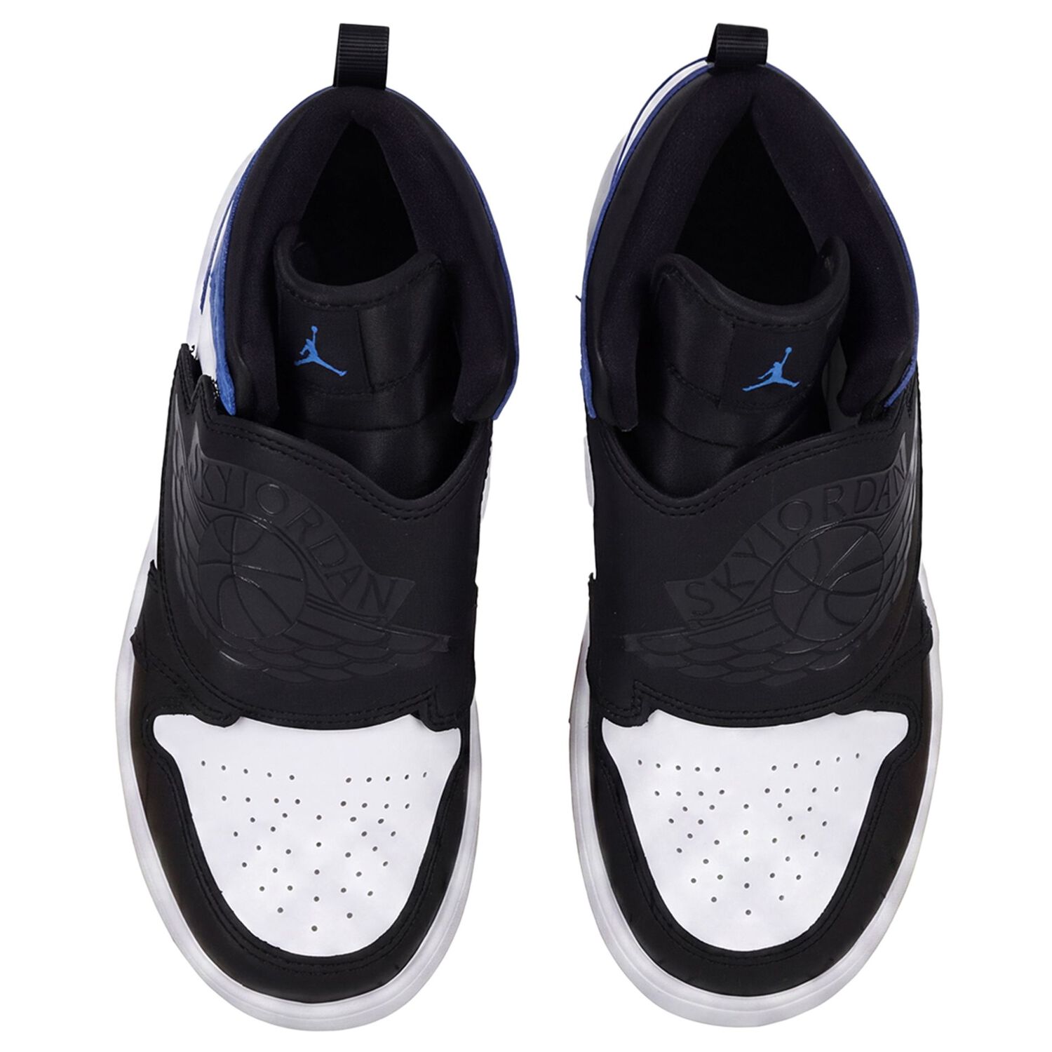 Blue, Black & White Sky Jordan 1 Trainers, 5, hi-res