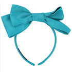 Girls Turquoise Bow Headband, 5, hi-res