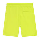 Boys Neon Green Logo Shorts, 1, hi-res