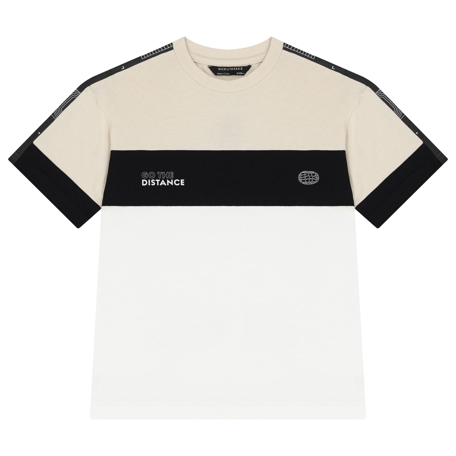 Boys Beige Shorts Set, 1, hi-res image number null