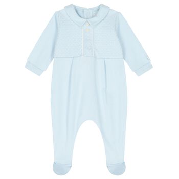 Baby Boys Blue Babygrow