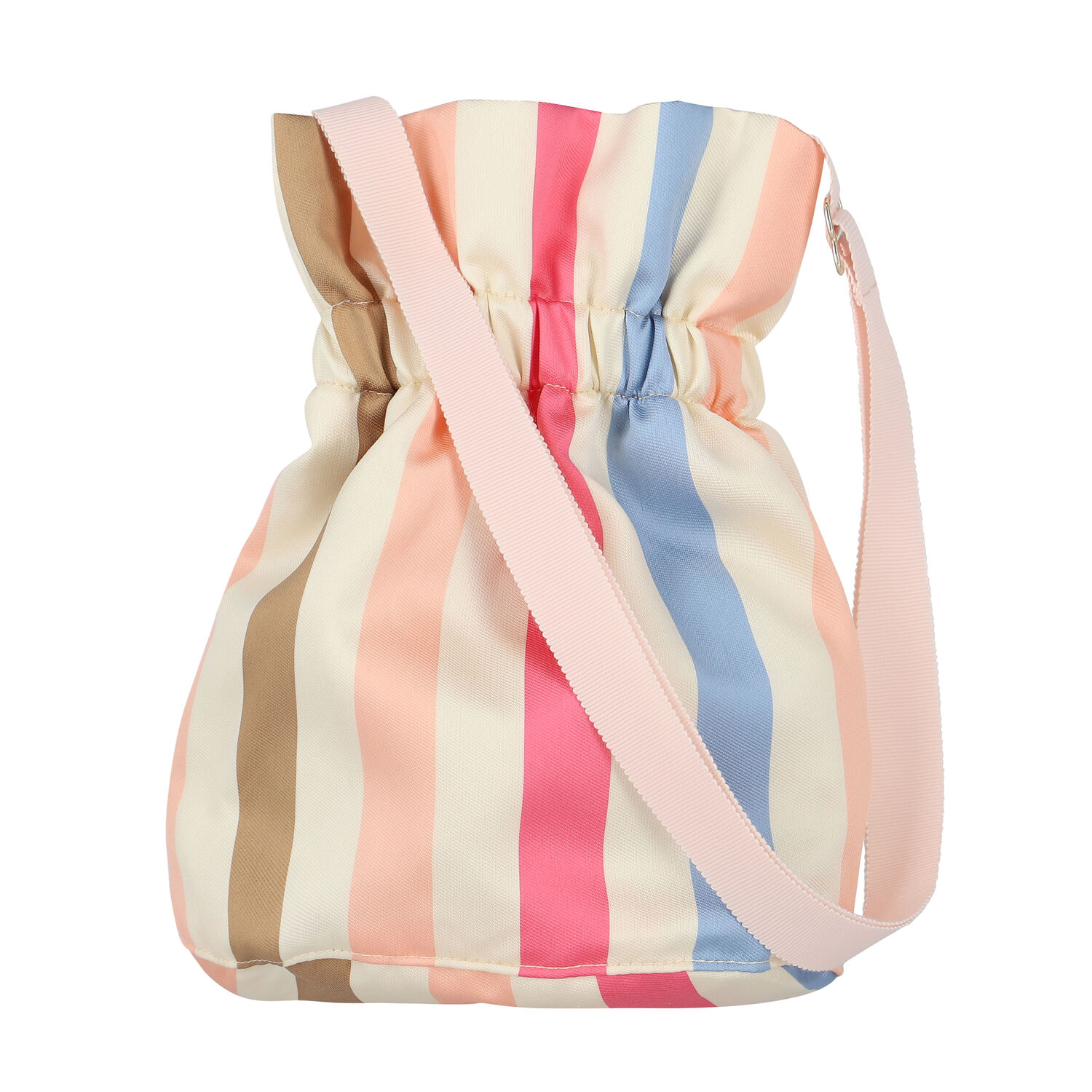 Girls Multi-Colored Striped Handbag, 1, hi-res image number null